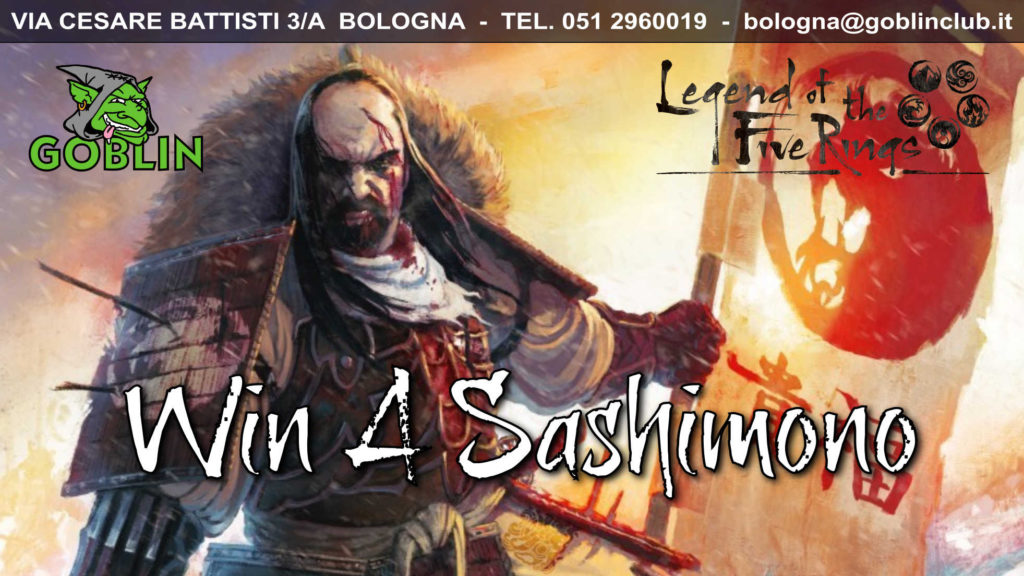 Legend of the Five Rings LCG: Torneo – Win a Sashimono