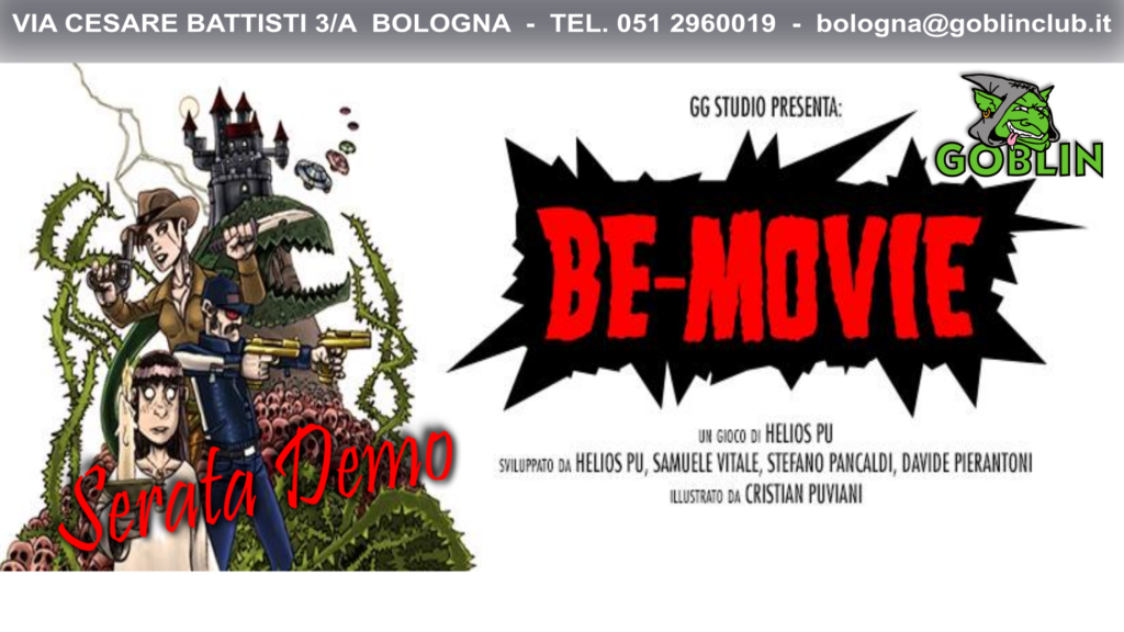 Be-Movie: serata demo