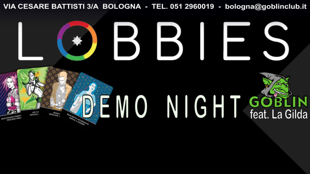 LOBBIES – Serata Demo