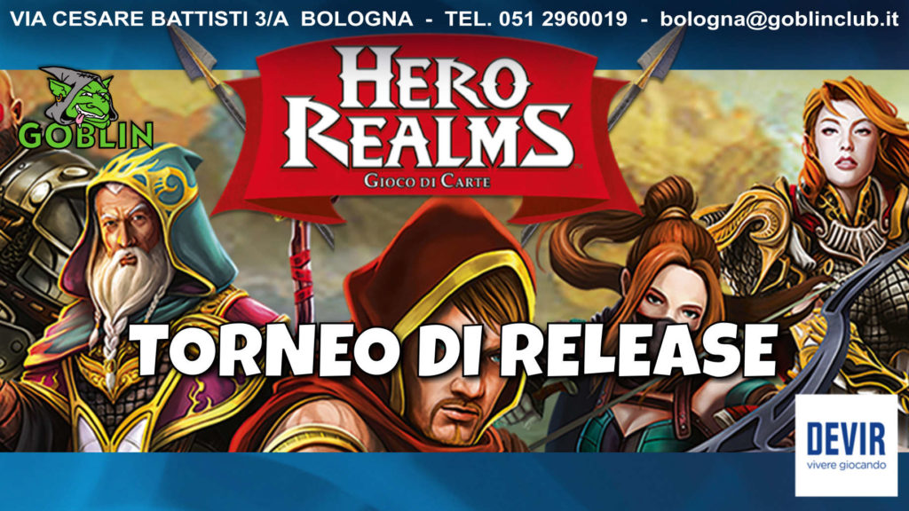 Hero Realms: Torneo di release e qualificazione al nazionale