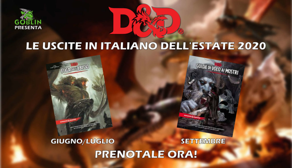 D&D: Le uscite estive in italiano – prenotale ora!