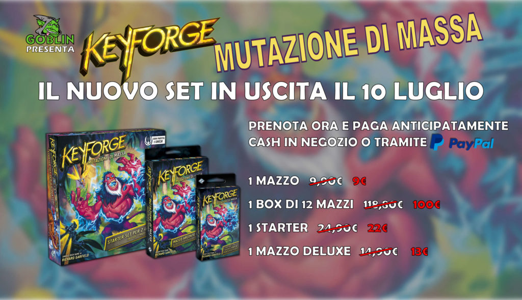 KeyForge – Preordine Mutazione di Massa