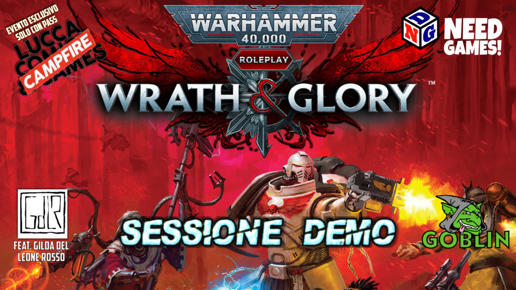 Lucca Changes: Wrath and Glory – il gioco di ruolo: demo