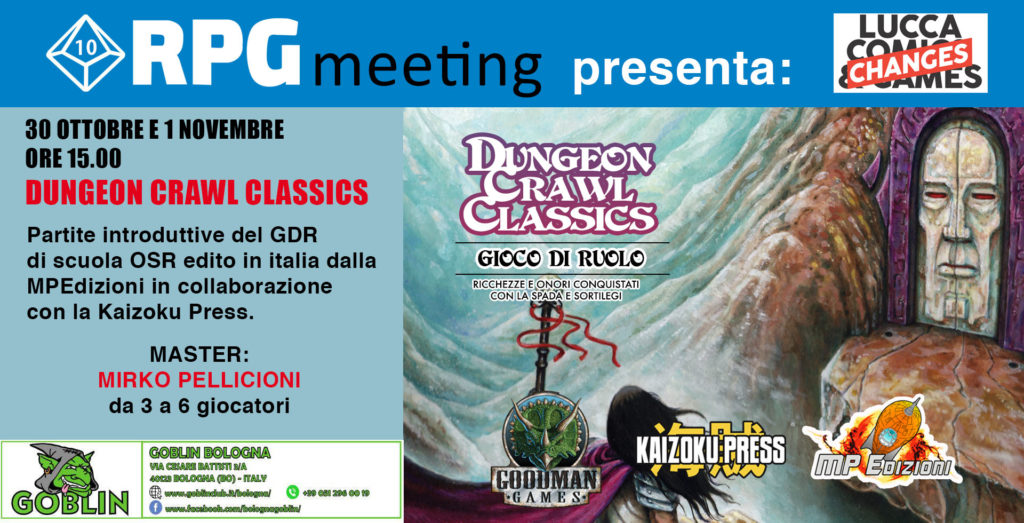 Lucca Changes: Dungeon Crawl Classics – sessione demo