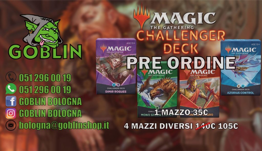 Magic: Challenger Deck 2021 – preordini aperti!