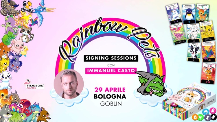 Rainbow Pets: signing session con Immanuel Casto