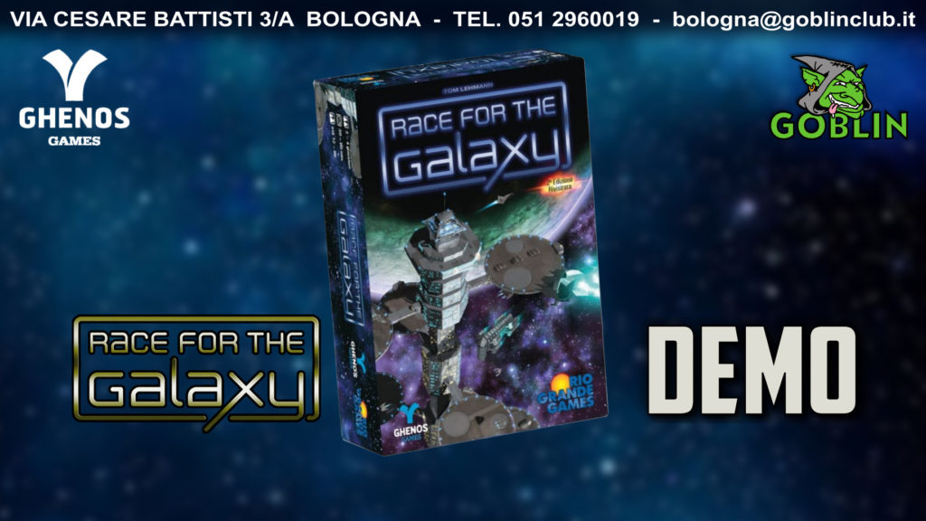 Oggi giochiamo a… RACE FOR THE GALAXY