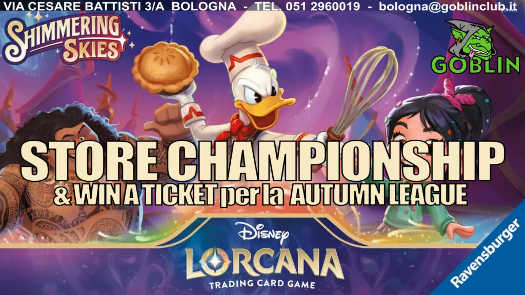 Disney Lorcana: Cieli Scintillanti Store Championship & win-a-Autumn League ticket