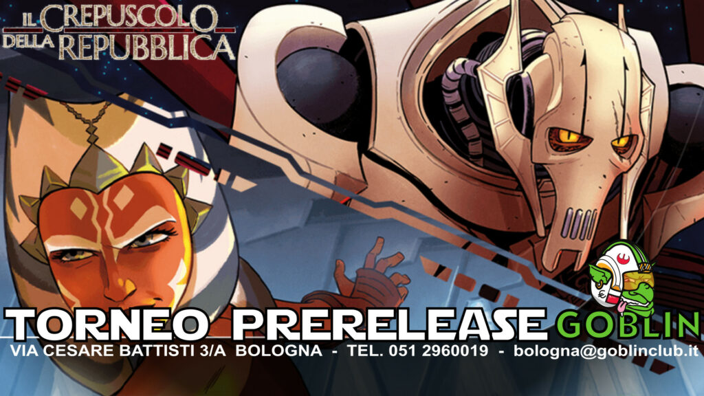 Star Wars Unlimited: Pre-Release IL CREPUSCOLO DELLA REPUBBLICA