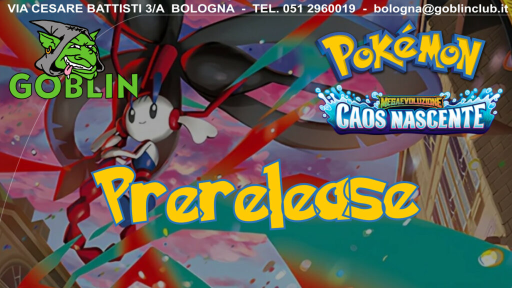 Pokémon: Pre-Release Megaevoluzione – Caos Nascente (Senior)